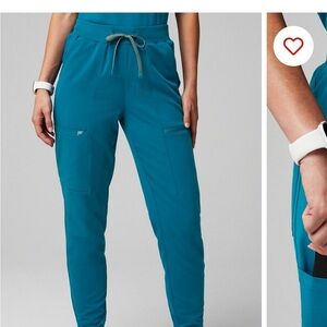 High-Rise On-Call Scrub Jogger Caribbean Blue